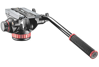 Manfrotto MVH502AH Fluid Video Head M-size - Flat Base Manfrotto Video Head