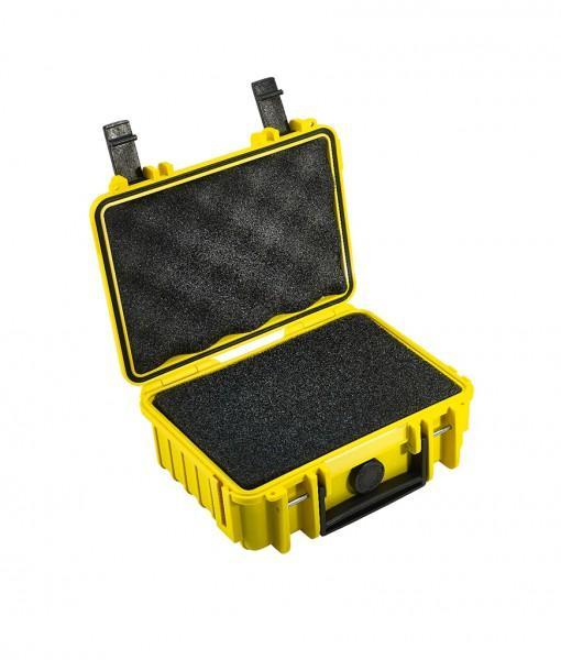 B&W International Type 500 Hard Case Yellow with Foam B&W International Hard Case