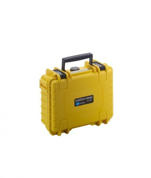 B&W International Type 500 Hard Case Yellow with Foam B&W International Hard Case