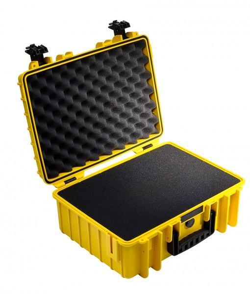 B&W International Type 5000 Hard Case Yellow with Foam B&W International Hard Case