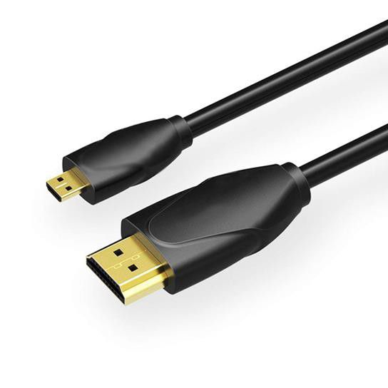 VCOM Micro HDMI to HDMI Cable 1.2M KAMERAZ HDMI Cable