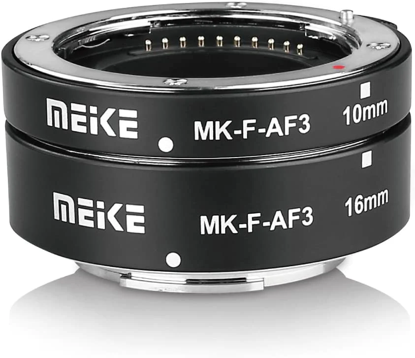Meike MK-F-AF3 10mm and 16mm Extension Tubes for Fujifilm Meike Extension Tube
