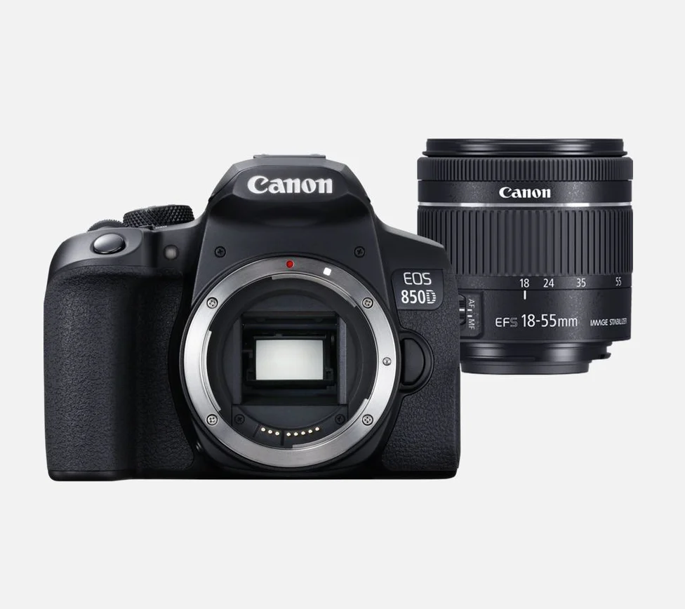 Canon EOS 850D + EF-S 18-55mm f/4-5.6 IS STM Lens Canon DSLR