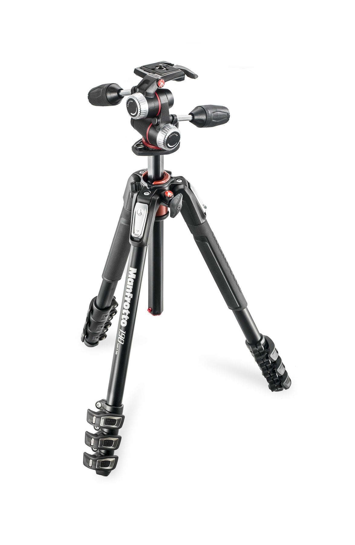 Manfrotto MK190XPRO4-3W New 190 Alu 4-Section Kit with XPRO 3-Way Head Manfrotto Photo Tripod Kit