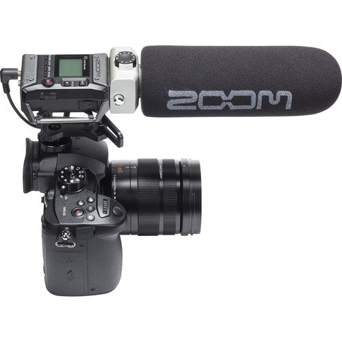 Zoom F1 Field Recorder with Shotgun Microphone Zoom Audio Recorder