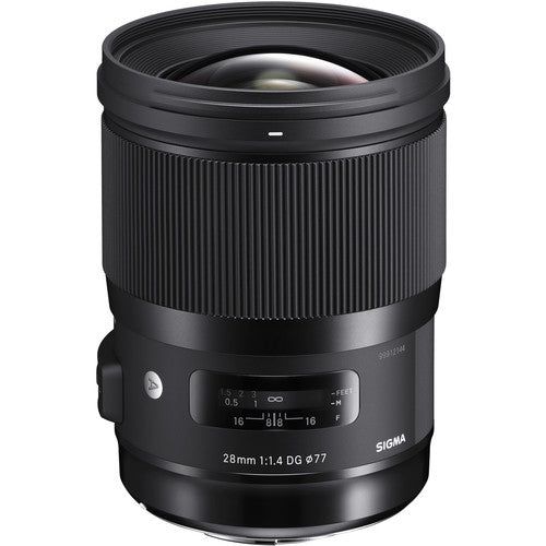Sigma 28mm f/1.4 DG HSM Art Lens for Canon EF Sigma Lens - DSLR Fixed Focal Length