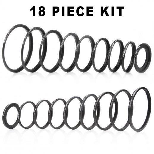 K&F Step Ring 18 Piece Kit K&F Concept Stepping Ring
