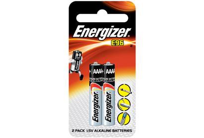 Energizer E96BP2 1.5v Alkaline AAAA Battery Energizer Disposable Batteries