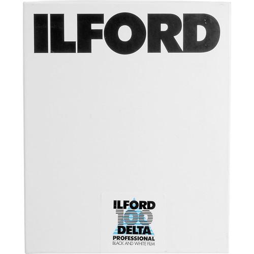 Ilford Delta 100 Professional Black and White Negative Film (4 x 5", 25 Sheets) Ilford 35mm & 120mm Film