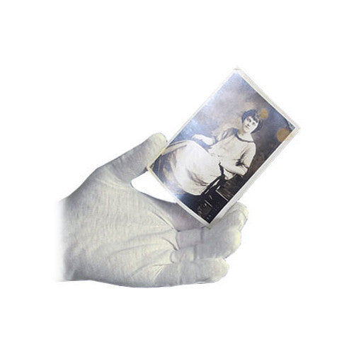Archival  White Nylon Gloves - Medium B&H New York Gloves