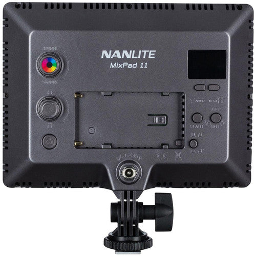 Nanlite MixPad 11 Tunable RGB Hard and Soft LED Panel + Battery & Charger Nanlite Continuous Lighting