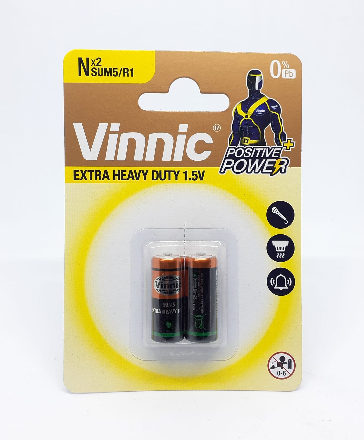 Vinnic GP 910A-C2 Battery 1.5V Vinnic Disposable Batteries