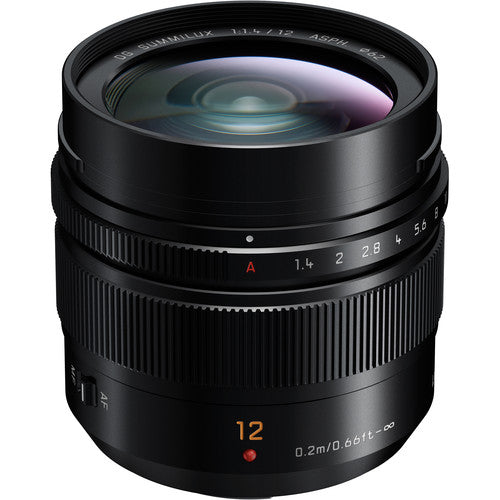 Panasonic Leica DG Summilux 12mm f/1.4 ASPH. Lens Panasonic Lens - Mirrorless Fixed Focal Length