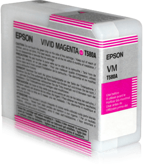 Epson Singlepack Vivid Magenta T580A00 Epson Printer Ink