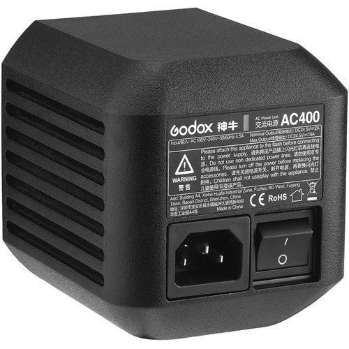 Godox AC Adapter for Witstro AD400Pro Godox AC Adaptor