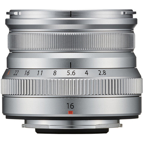 FUJIFILM XF 16mm f/2.8 R WR Silver Fujifilm Lens - Mirrorless Fixed Focal Length