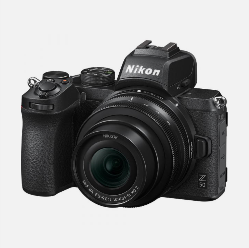 Nikon Z50 Mirrorless Digital Camera with 16-50mm Lens, Bag and 32Gb SD Card Nikon Mirrorless