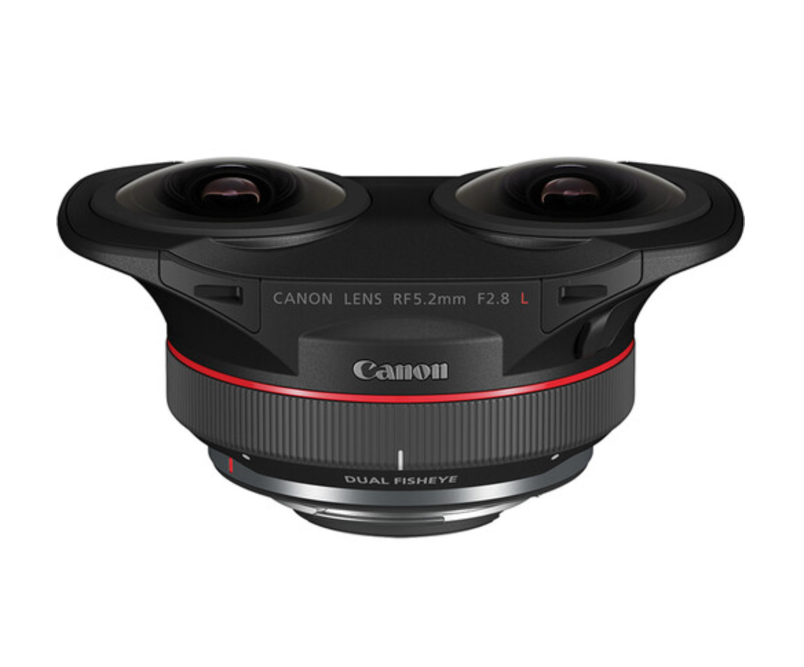 Canon RF 5.2mm f/2.8 L Dual Fisheye 3D VR Lens Canon Lens - Mirrorless Fixed Focal Length