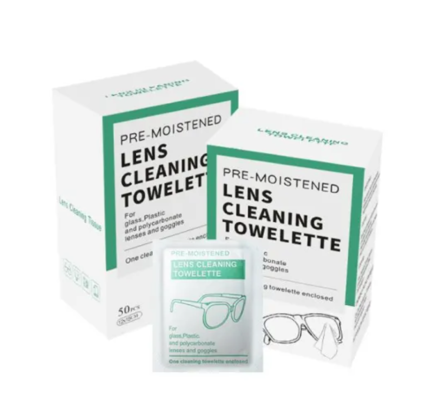 Lens Cleaning Wipes 50 Pieces Global Cleaning Kit
