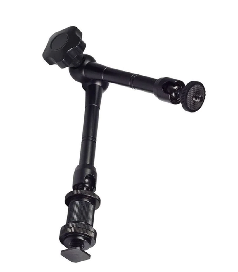 Magic Articulating Friction Arm with Hot Shoe Mounts 28cm Global Accessory