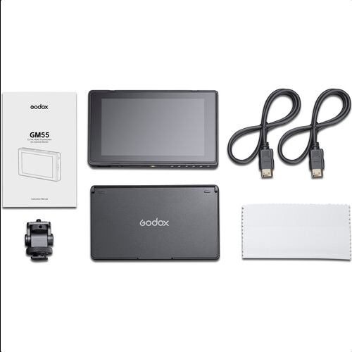 Godox GM55 15cm 4K HDMI Touchscreen On-Camera Monitor Godox Video Monitor
