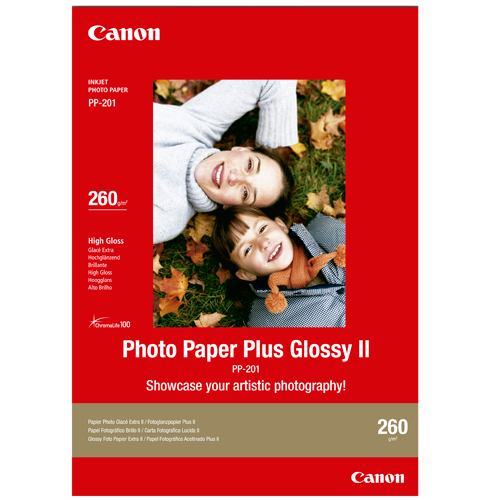 Canon Plus Glossy II PP-201 A3+ (20 Sheets) Canon Inkjet Paper