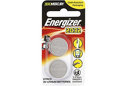 Energizer CR2032 3v Lithium Coin Battery 2 Pack Energizer Disposable Batteries