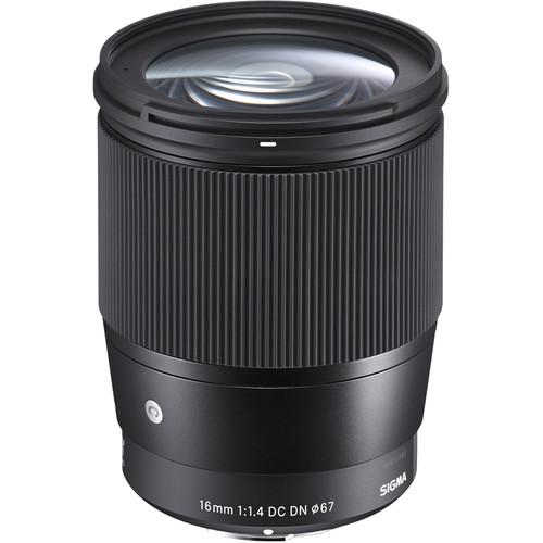 Sigma 16mm f/1.4 DC DN Contemporary Lens for Sony E Sigma Lens - Mirrorless Fixed Focal Length