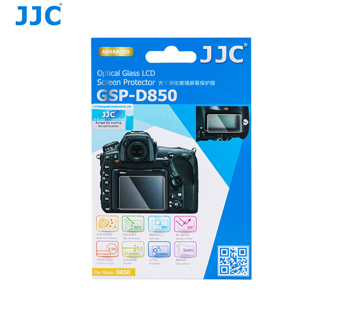 JJC Optical Glass Screen Protector for Nikon D850 JJC Screen Protector