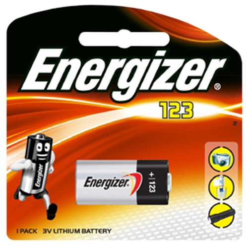 Energizer Lithium CR123 3V Battery Energizer Disposable Batteries