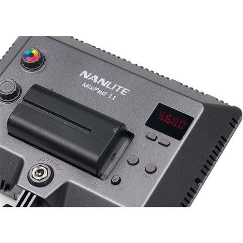 Nanlite MixPad 11 Tunable RGB Hard and Soft LED Panel + Battery & Charger Nanlite Continuous Lighting