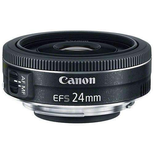Canon EF-S 24mm f/2.8 STM Pancake Lens Canon Lens - DSLR Fixed Focal Length