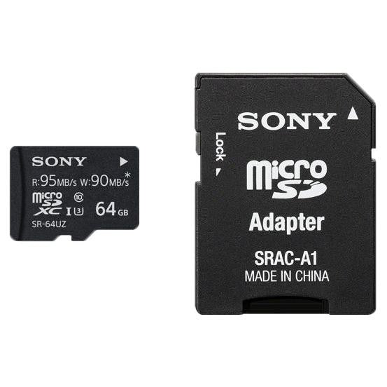 Sony 64GB SR-UZA Series microSD Memory Card Sony MicroSD Card