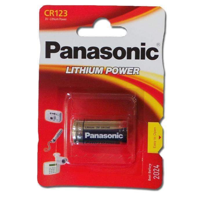 Panasonic Lithium Power CR123 Battery Panasonic Disposable Batteries