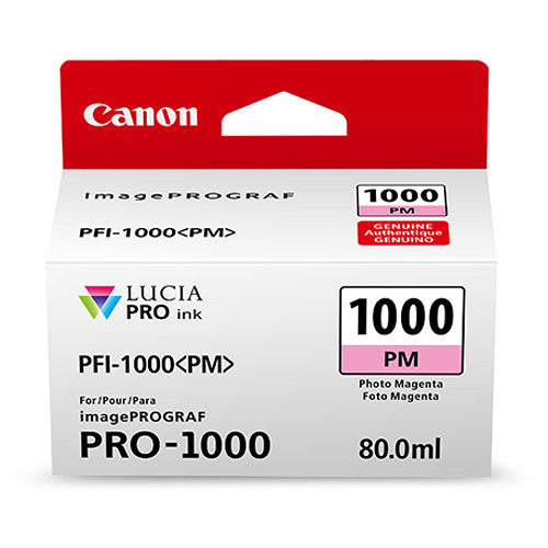 Canon PFI-1000 PM LUCIA PRO Photo Magenta Ink Tank (80ml) Canon Printer Ink