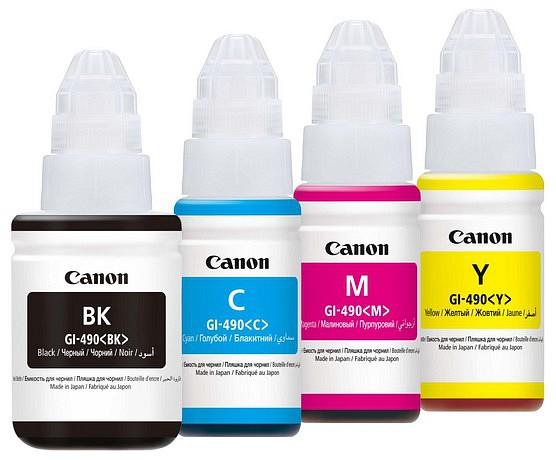 Canon GI-490 Cyan Ink Bottle Canon Printer Ink