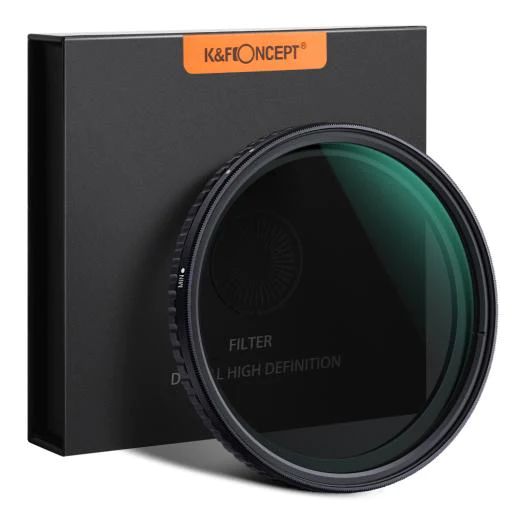 K&F 77mm ND8-ND128 Variable Neutral Density ND Filter Nano Coated K&F Concept Filter - Neutral Density