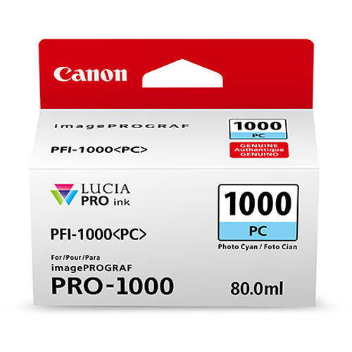 Canon PFI-1000 PC LUCIA PRO Photo Cyan Ink Tank (80ml) Canon Printer Ink