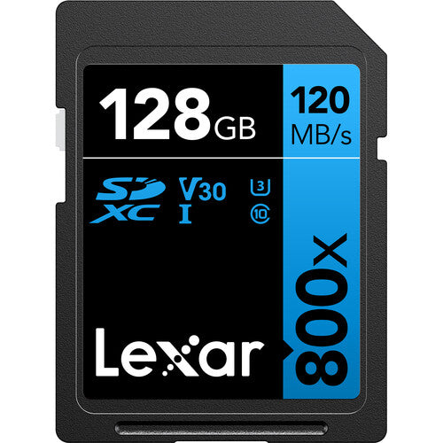 Lexar 128GB High-Performance 800x UHS-I SDXC Memory Card Lexar Flash Memory Cards