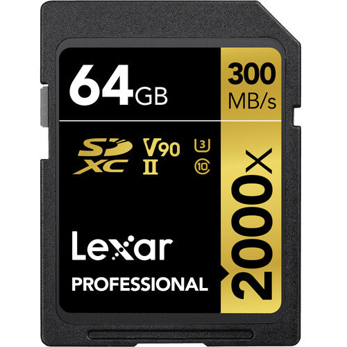 Lexar 64Gb Professional 2000x SDHC™/SDXC™ UHS-II card Lexar SD Card
