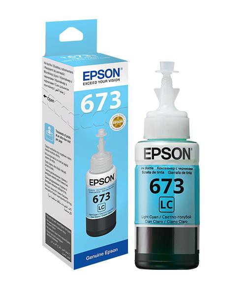 Epson T6735 Light Cyan Ink Bottle 70ml Epson Printer Ink