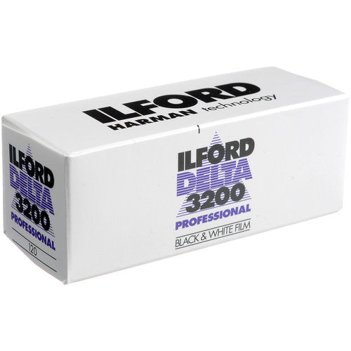 Ilford Delta 3200 Professional Black and White Negative Film (120mm) Ilford 35mm & 120mm Film
