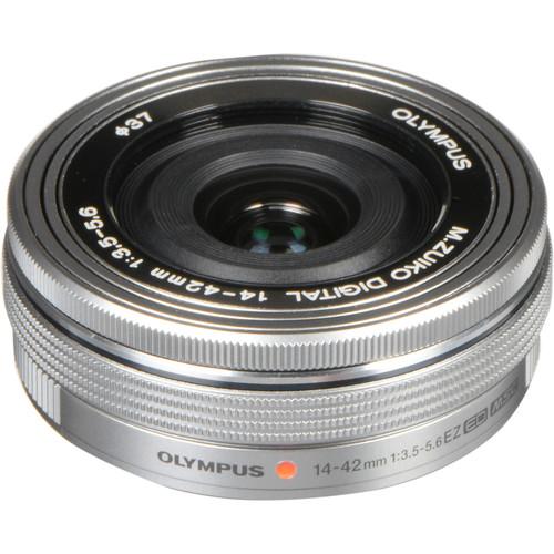 OM SYSTEM M.Zuiko Digital ED 14-42mm f/3.5-5.6 EZ Lens (Silver) OM SYSTEM Lens - Mirrorless Zoom