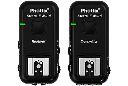 Phottix Strato II Multi 5-in-1 Wireless Flash Trigger Set for Canon Phottix Wireless Flash Transmitter/Receiver