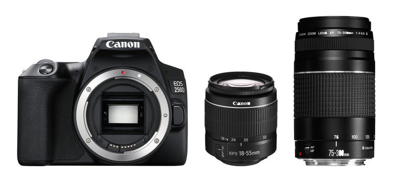 Canon EOS 250D Essential Double Lens Kit Canon DSLR