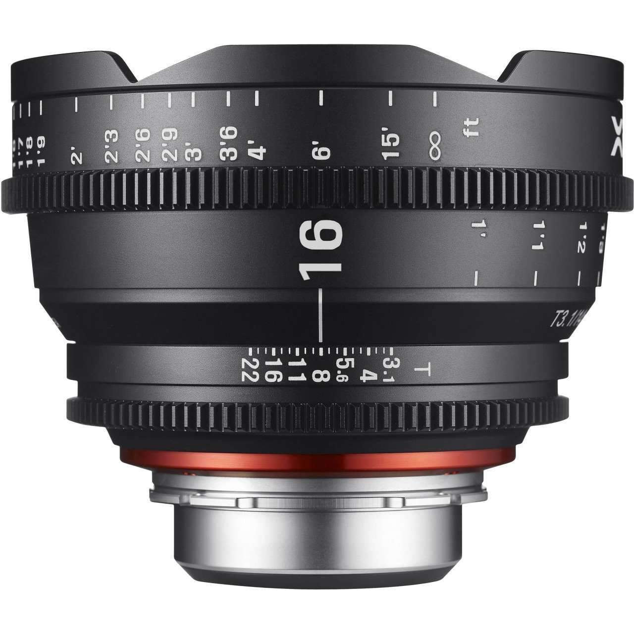 Samyang XEEN 16mm T2.6 Lens (Full Frame Canon EF-Mount) Samyang Lens - Cine