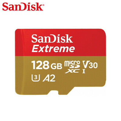 Sandisk Extreme A2 128GB microSDXC C10 UHS-I U3 Card 190MB/s Sandisk Flash Memory Cards