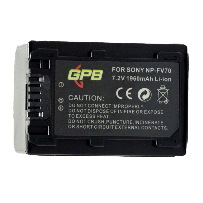 GPB Sony NP-FV70A GPB Camera Batteries