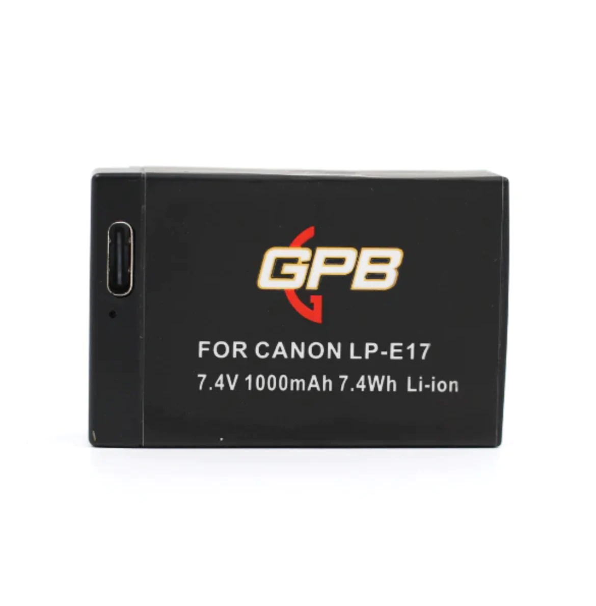 GPB LP-E17 Canon Replacement Battery with USB C Charge Input GPB Rechargeable Batteries