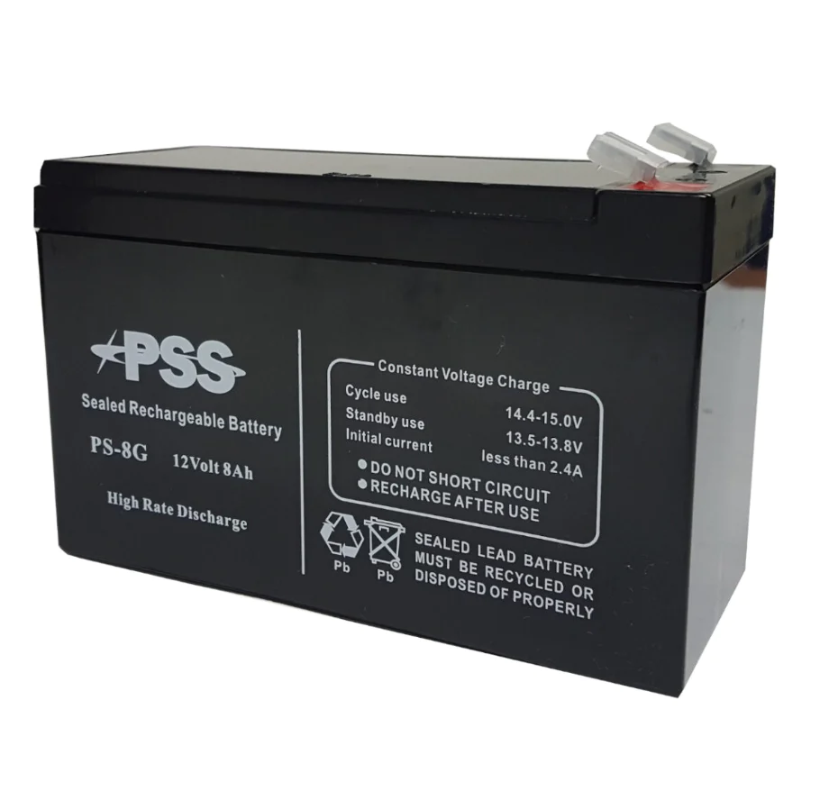 PSS 12V 8Ah Gel PSS Battery PSS Rechargeable Batteries